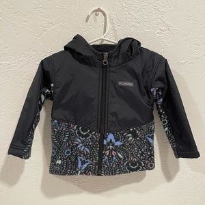 Columbia water resistant zip up jacket